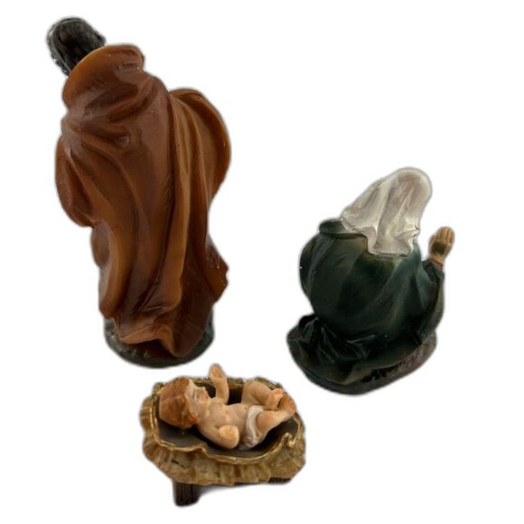 Robert Stanley Promise Of Christmas Creche 11 Resin Figures Orig Box Circa 2015 - Picture 3 of 13